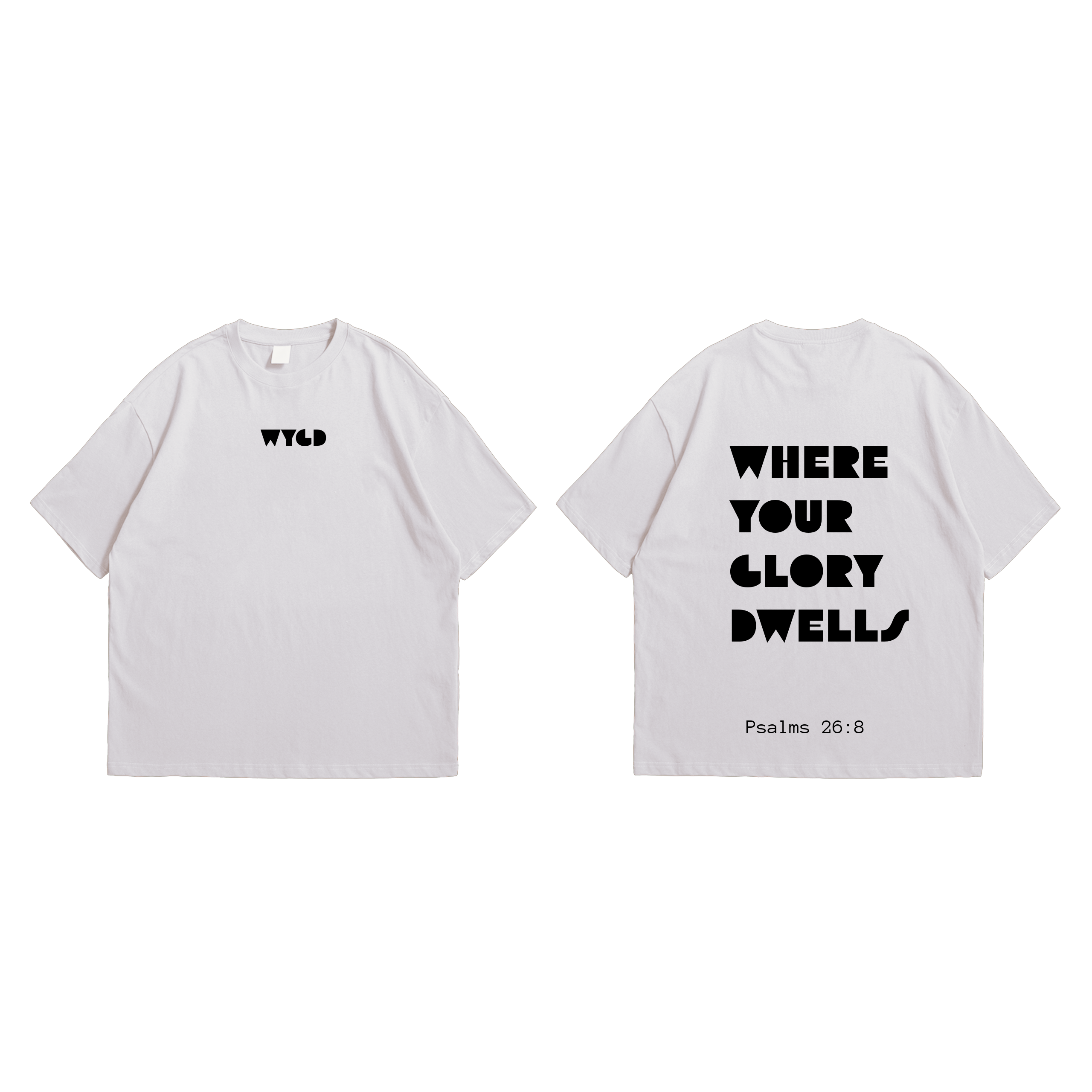 WYGD Tshirt - Black,White & Red