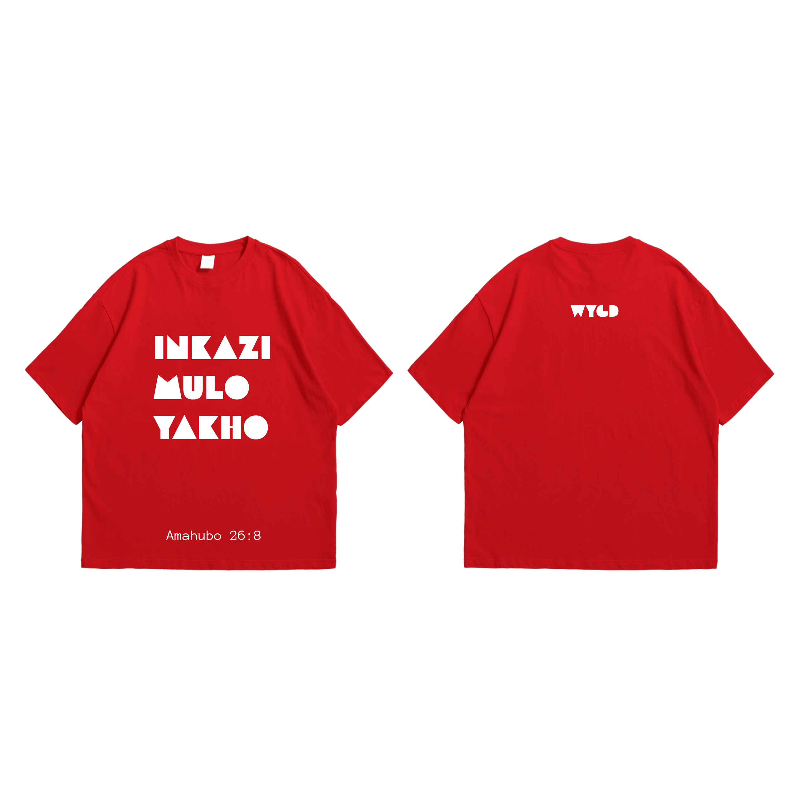 INKAZIMULO Tshirt - Red, Black & White