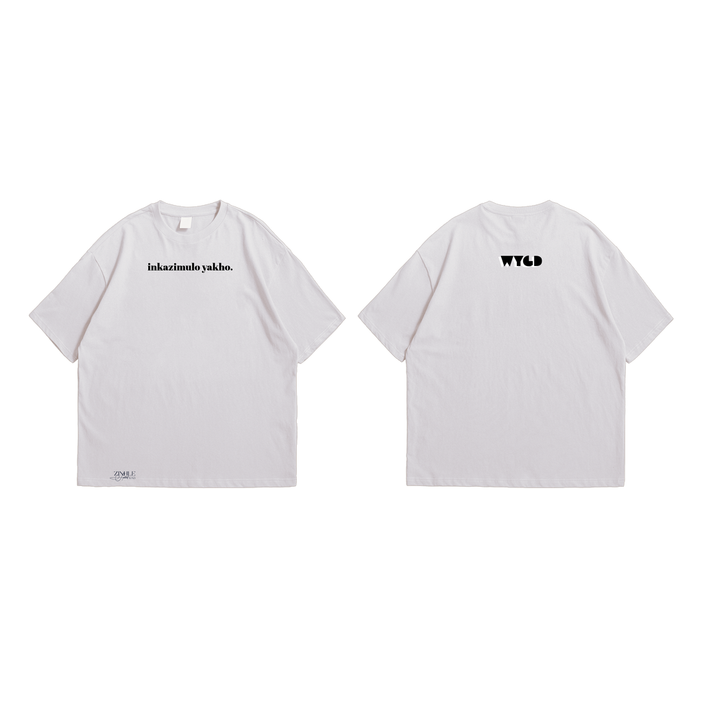 WYGD Tshirt - Small print ( Beige & Black )