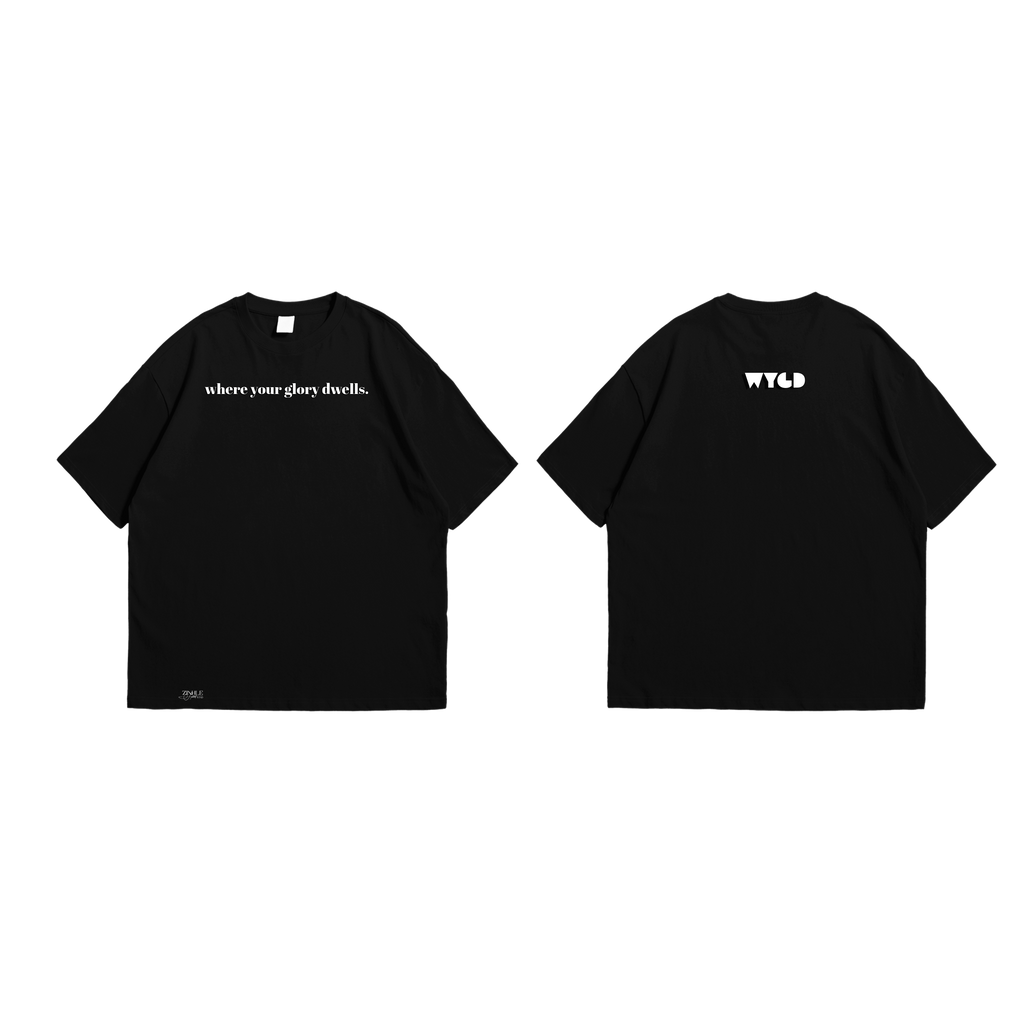 WYGD Tshirt - Small print ( Beige & Black )
